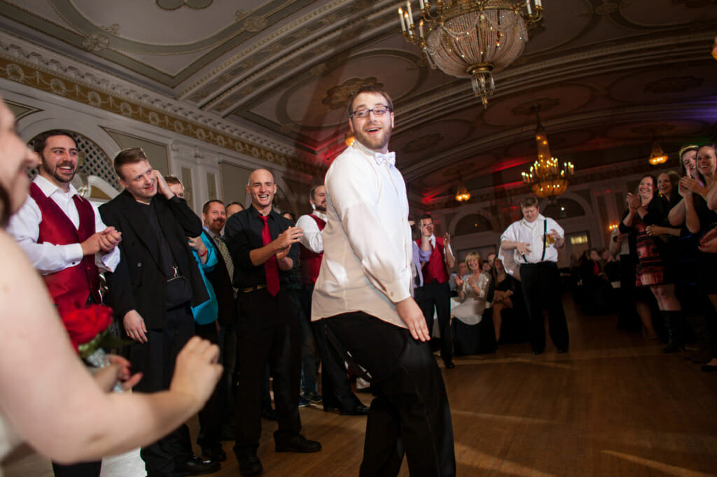 Wedding Reception Traditions : Garter & Bouquet Toss 5 6 Reception 0615