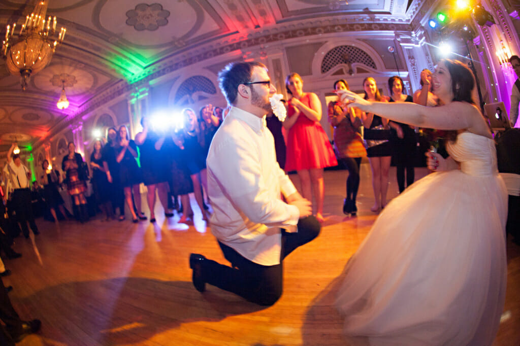 Wedding Reception Traditions : Garter & Bouquet Toss 10 6 Reception 0619