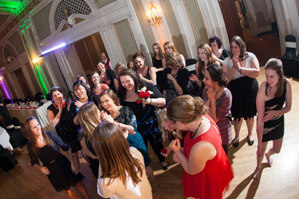 Wedding Reception Traditions : Garter & Bouquet Toss 14 6 Reception 0629