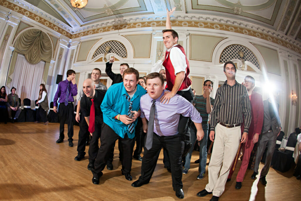 Wedding Reception Traditions : Garter & Bouquet Toss 15 6 Reception 0630