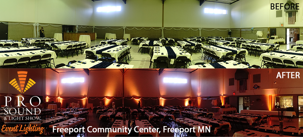freeport community center amber uplighting 02