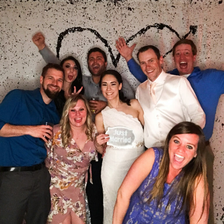 James & BreAnna's wedding DJ and Photo Booth at Superior Curling Club in Superior WI