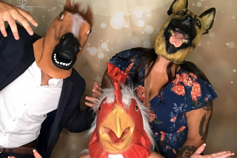 Photo booth at the Greysolon Ballroom, Duluth