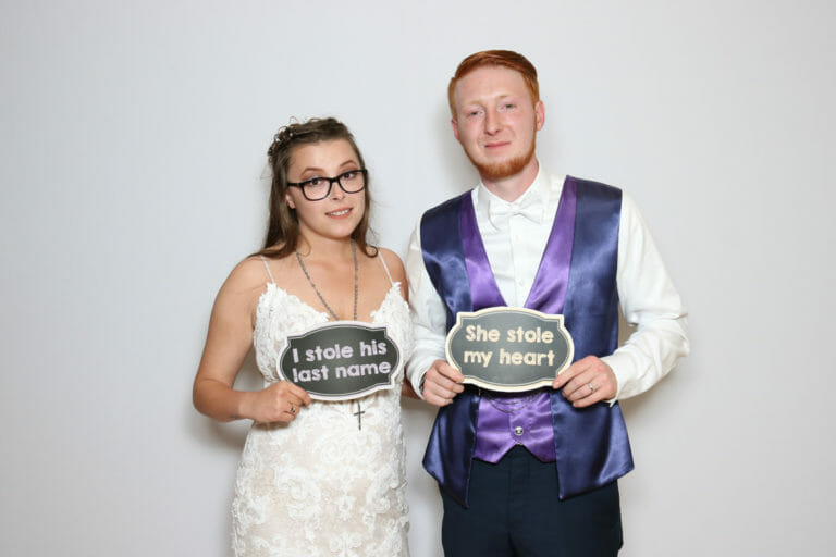 Dolton & Ashley's wedding DJ & Photo Booth at Crown Ballroom in Hibbing MN