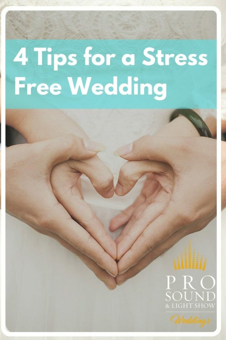4 Tips For Planning A Stress Free Wedding 1 stress free wedding tips
