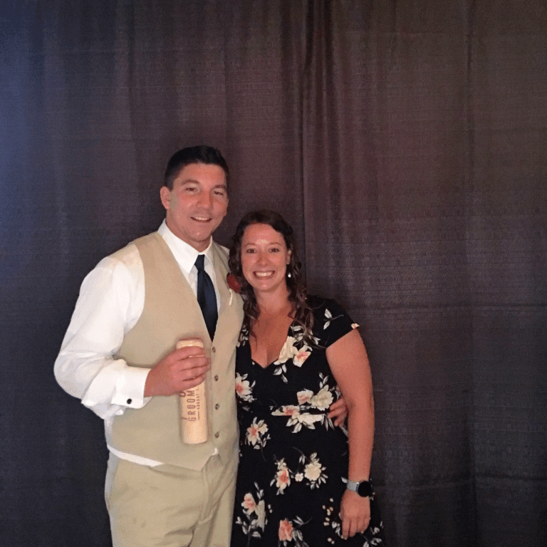 Mary & Matt's Wedding Photo Booth At Coyland Creek in Frederic, WI