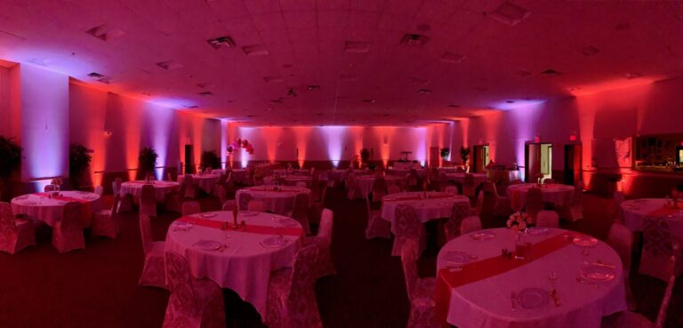 Uplighting at the AAD Shrine, Duluth